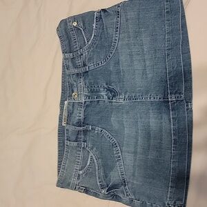 Mini Jean Skirt